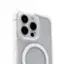 Angle. Bryten - Glacier 4-Way Carry Clear Case with MagSafe for Apple iPhone 15 Pro Max - Clear.