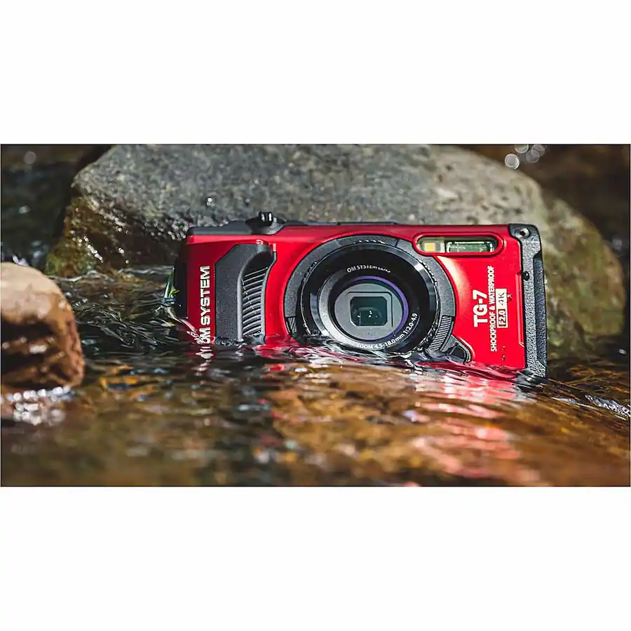 Olympus OM SYSTEM TG 4K Video 12 Megapixel Waterproof Digital