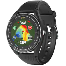VoiceCaddie - T9 GPS Watch with Green Undulation and Slope - Black