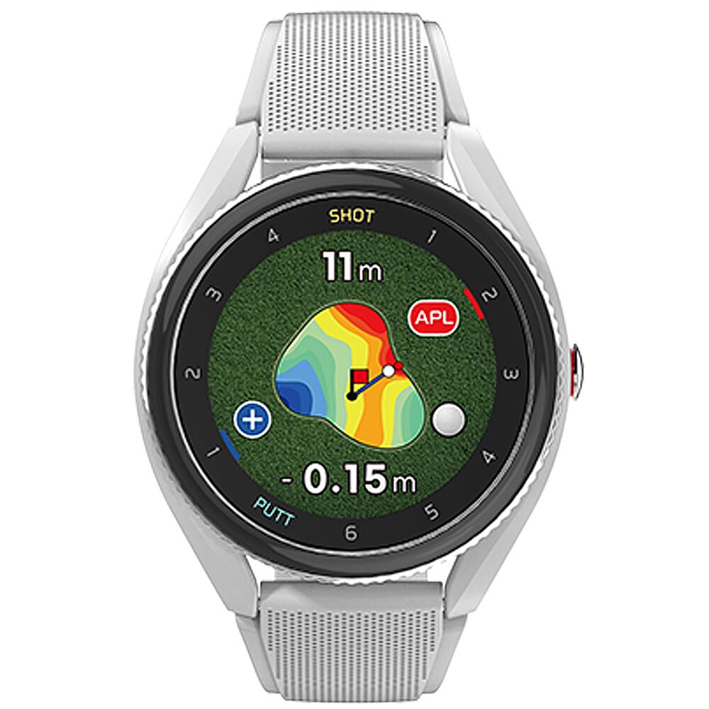 Angle. VoiceCaddie - T9 GPS Watch with Green Undulation and Slope - Gray.
