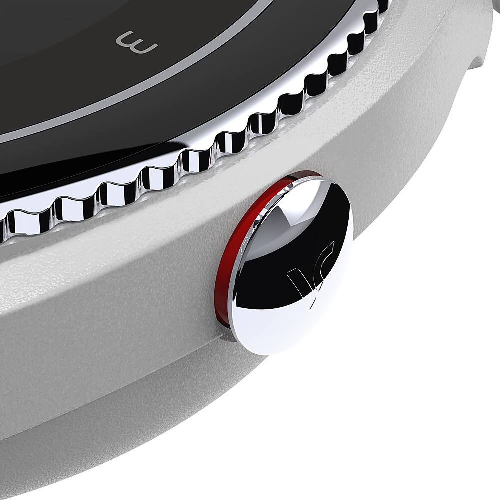 Left. VoiceCaddie - T9 GPS Watch with Green Undulation and Slope - Gray.