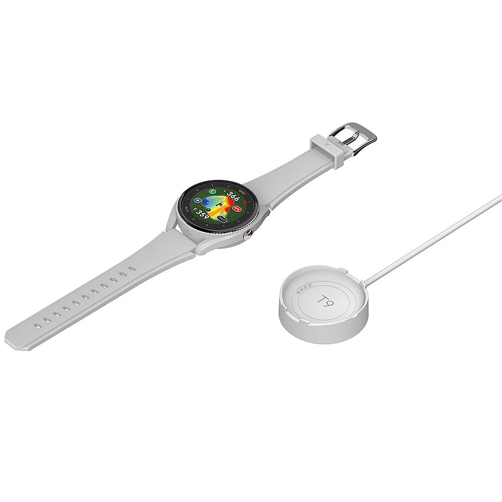 Back. VoiceCaddie - T9 GPS Watch with Green Undulation and Slope - Gray.