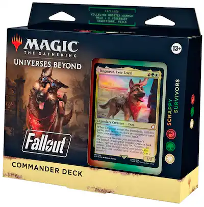 Magic: The Gathering - Fallout - Scrappy Survivors Commander Deck Magic: The Gathering - Fallout - Scrappy Survivors Commander Deck