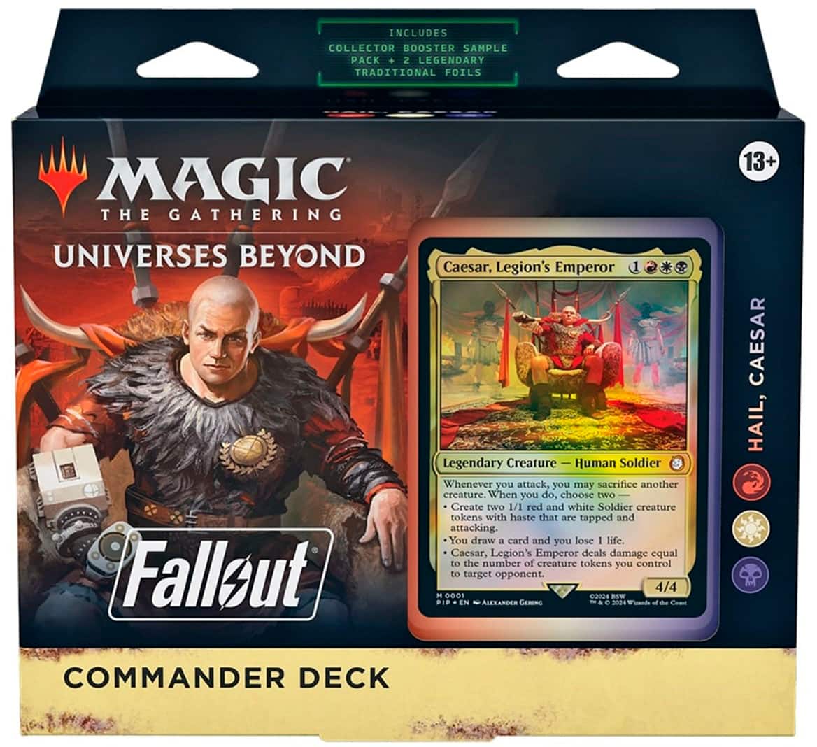Angle. Wizards of The Coast - Magic the Gathering: Fallout Commander Deck - Hail, Caesar.