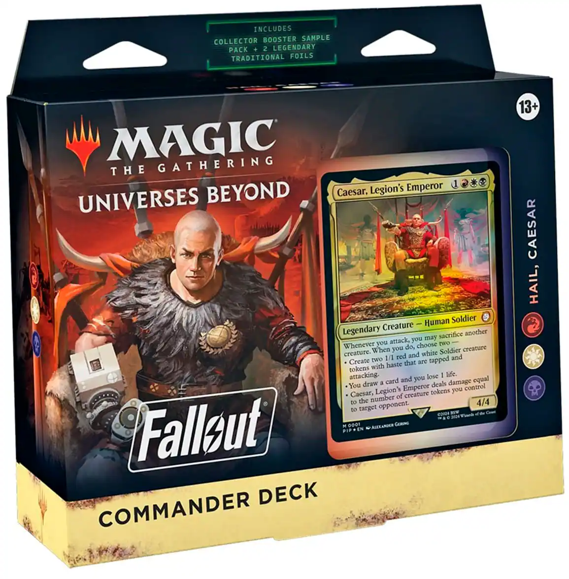 Front. Wizards of The Coast - Magic the Gathering: Fallout Commander Deck - Hail, Caesar.