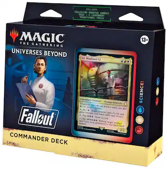 mtg fallout commander decks price Magic the Gathering: Deck Display (Set of 4) Art card of rarity Rare or higher and 1 alt Magic: The Gathering's Fallout Commander