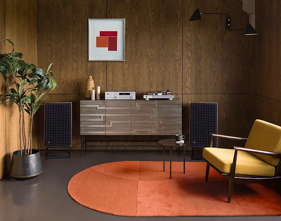 Alt View 15. JBL - JBL TT350 Classic Turntable - Walnut.