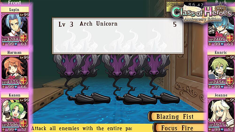 Back. PQube - Class of Heroes 1&2.