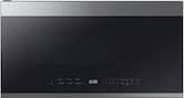Samsung - Bespoke 2.1 Cu. Ft. Over-the-Range Microwave with Sensor Cooking and Edge to Edge Glass Display - Stainless Steel