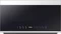 Samsung - Bespoke 2.1 Cu. Ft. Over-the-Range Microwave with Sensor Cooking and Auto Dimming Glass Touch Controls - White Glass