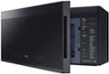 Alt View Zoom 13. Samsung - Bespoke 2.1 Cu. Ft. Over-the-Range Microwave with Sensor Cooking and Edge to Edge Glass Display - Matte Black Steel.