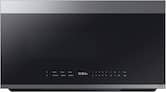 Samsung - Bespoke 2.1 Cu. Ft. Over-the-Range Microwave with Sensor Cooking and Auto Dimming Glass Touch Controls - Stainless Steel