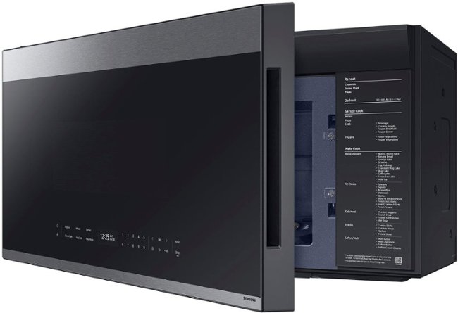 Samsung - Bespoke 2.1 Cu. Ft. Over-the-Range Microwave with Sensor Cooking and Auto Dimming Glass Touch Controls - Stainless Steel_3