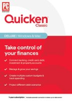 Quicken Classic Deluxe 1-Year Subscription - Mac OS, Windows, Android, Apple iOS - Front_Zoom