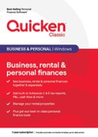 Quicken Classic Business and Personal 1-Year Subscription - Windows, Android, Apple iOS - Front_Zoom