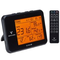 VoiceCaddie - SC300i Swing Caddie Portable Golf Launch Monitor with Real Time Shot Data Tracking - Black - Front_Zoom