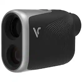 VoiceCaddie - L6 Golf Laser Rangefinder with Slope On/Off Measurement | 0.1 Seconds Spot Meaure | Flag Pole Locking Vibration Function - Black