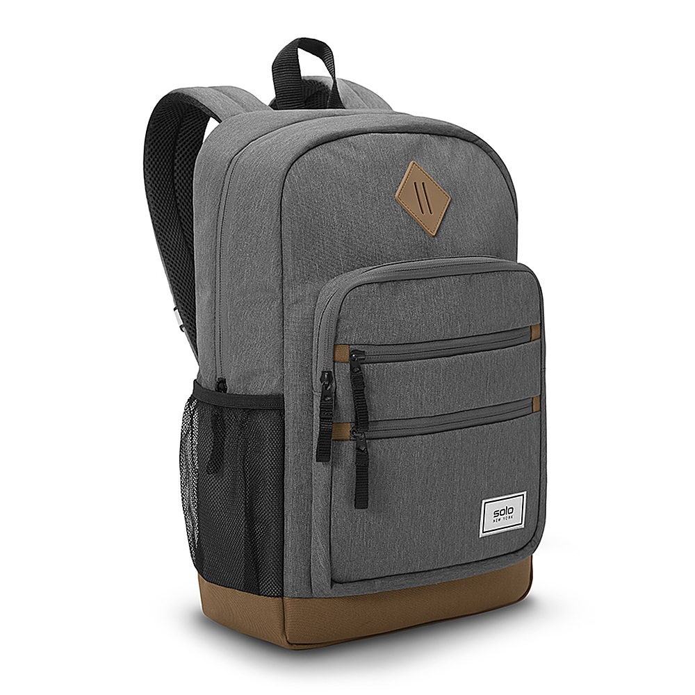 Angle View: Solo New York - Re:Fresh Backpack For 15.6" Laptop - Grey