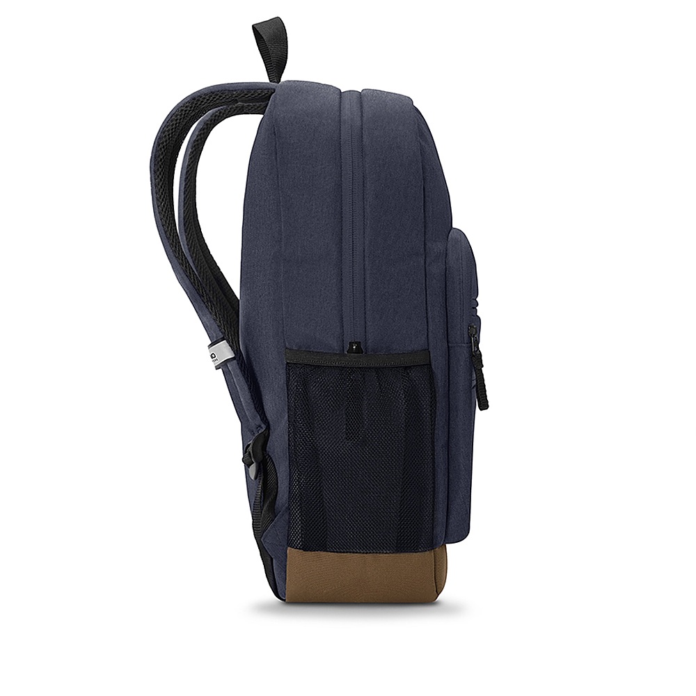 Left View: Solo New York - Re:Fresh Backpack For 15.6" Laptop - Blue