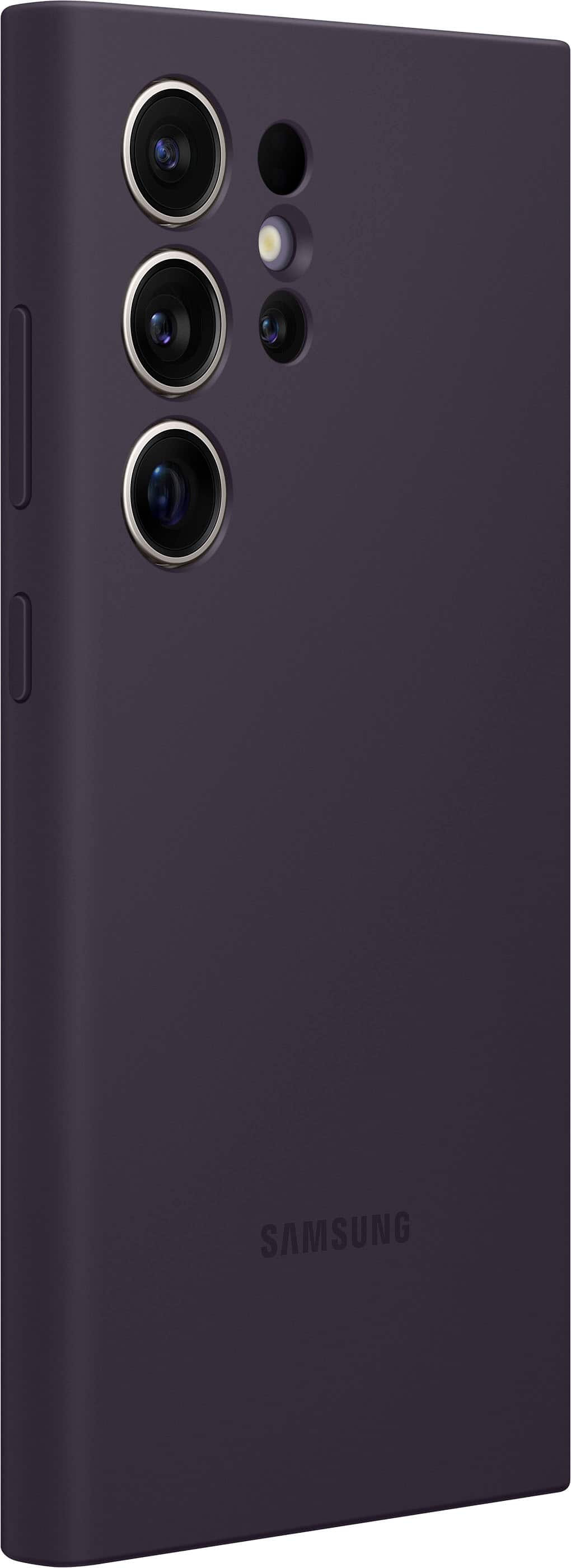 Alt View 12. Samsung - Galaxy S24 Ultra Silicone Case - Dark Violet.