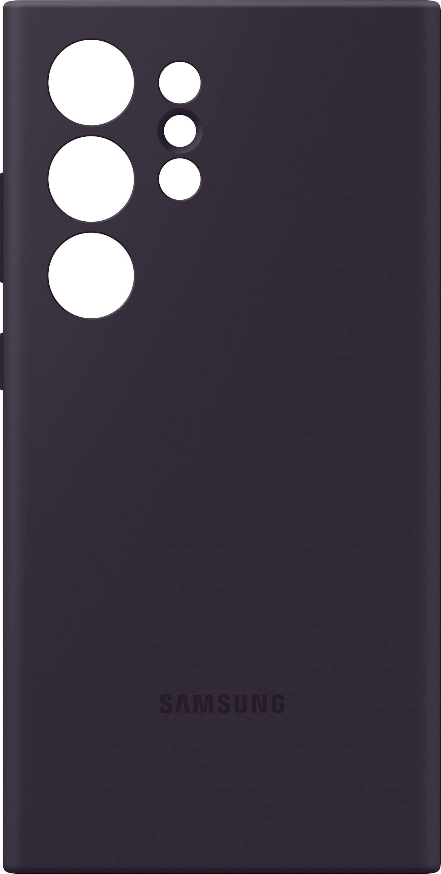 Alt View 13. Samsung - Galaxy S24 Ultra Silicone Case - Dark Violet.