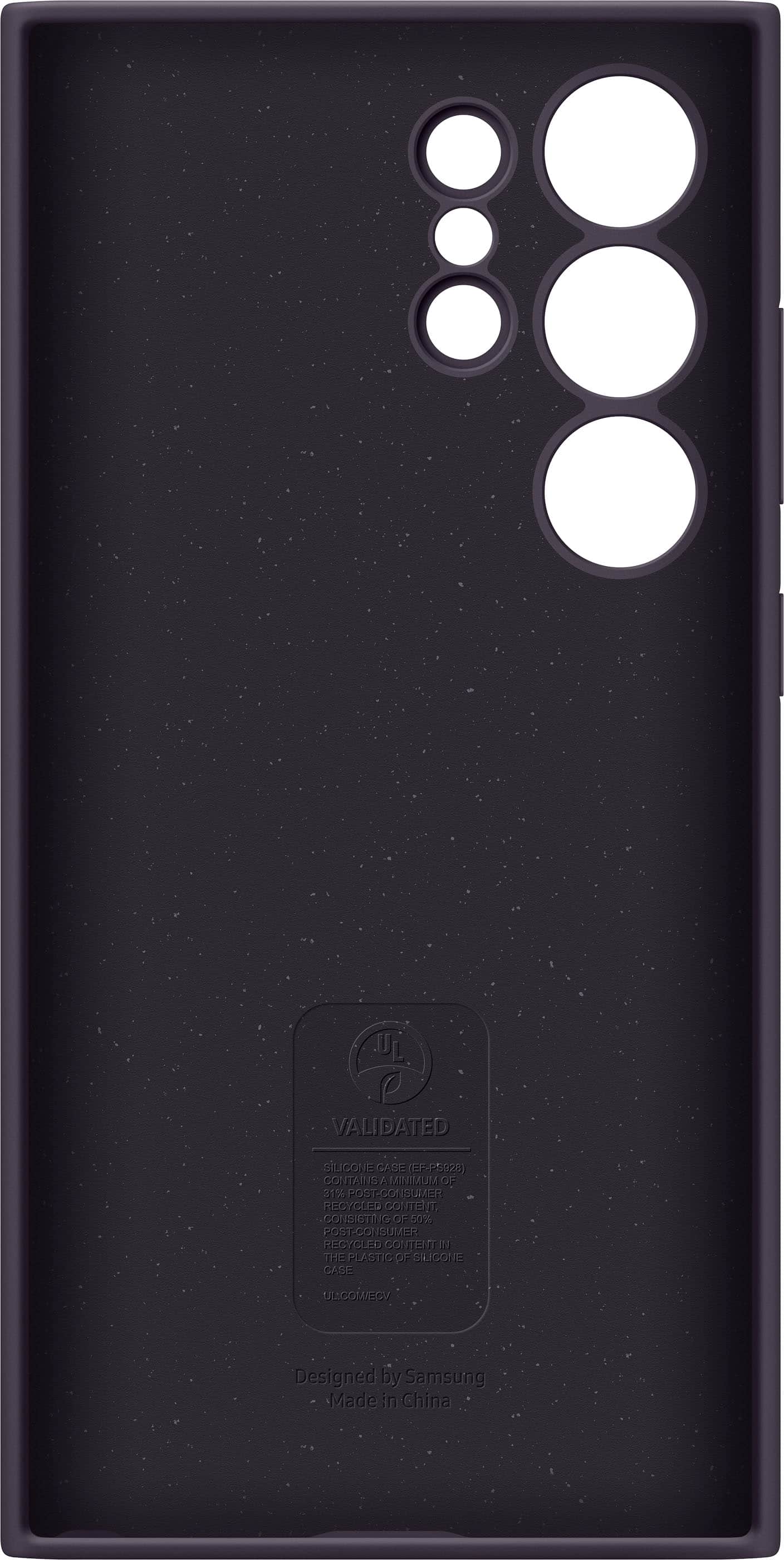 Alt View 14. Samsung - Galaxy S24 Ultra Silicone Case - Dark Violet.