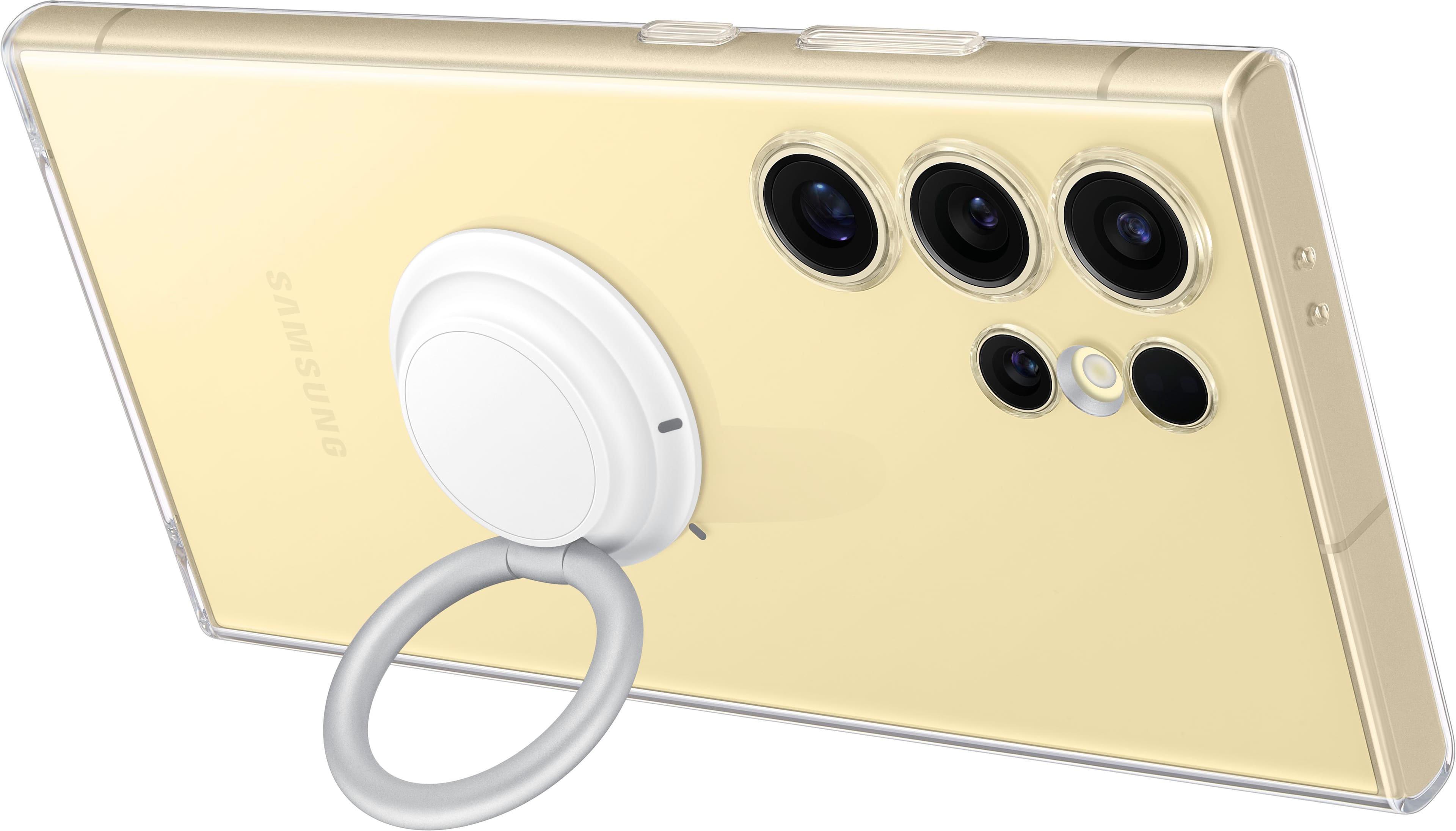 Alt View 16. Samsung - Galaxy S24 Ultra Clear Gadget Case - Clear.