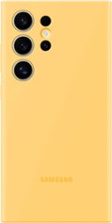 Samsung - Galaxy S24 Ultra Silicone Case - Yellow - Front_Zoom