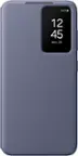 Front. Samsung - Galaxy S24 Smart View Wallet Case - Violet.