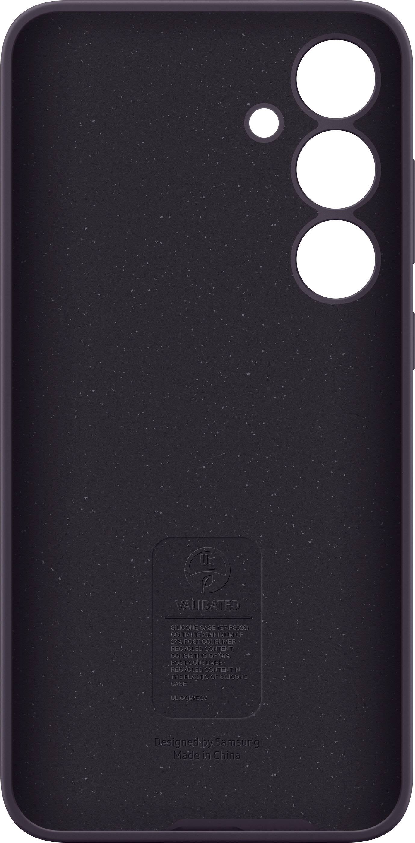Alt View 14. Samsung - Galaxy S24+ Silicone Case - Dark Violet.