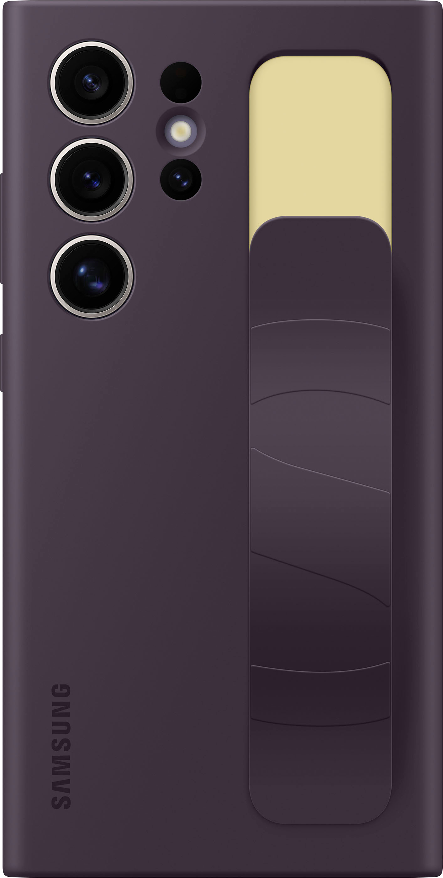 Samsung Galaxy S24 Ultra Vegan Leather Case - Dark Violet