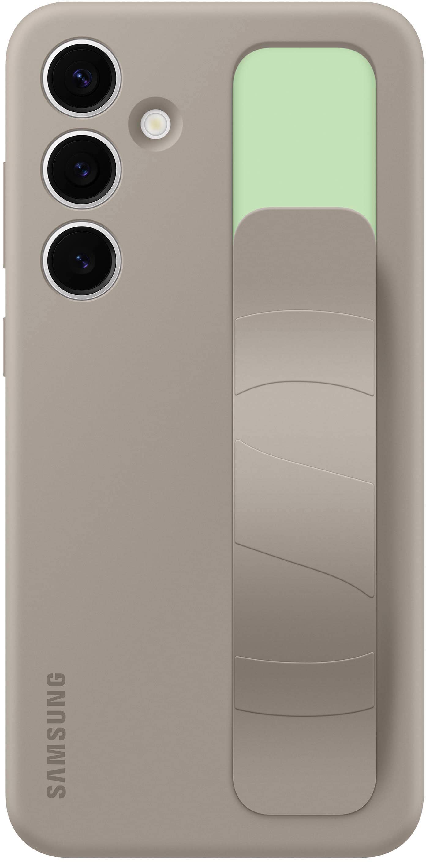 Alt View 12. Samsung - Galaxy S24+ Standing Grip Case - Taupe.