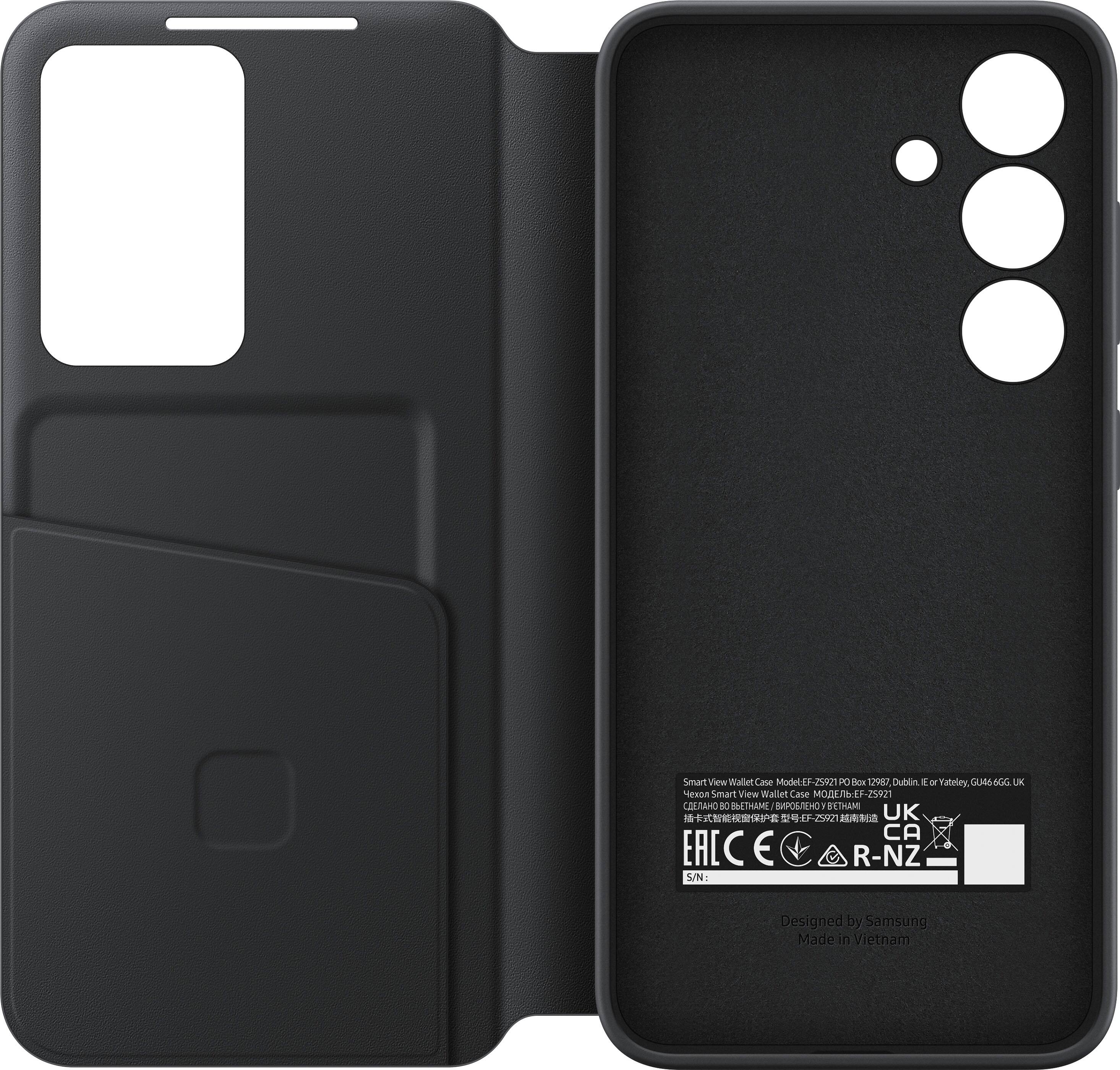 Alt View 14. Samsung - Galaxy S24 Smart View Wallet Case - Black.