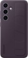 Front. Samsung - Galaxy S24 Standing Grip Case - Dark Violet.