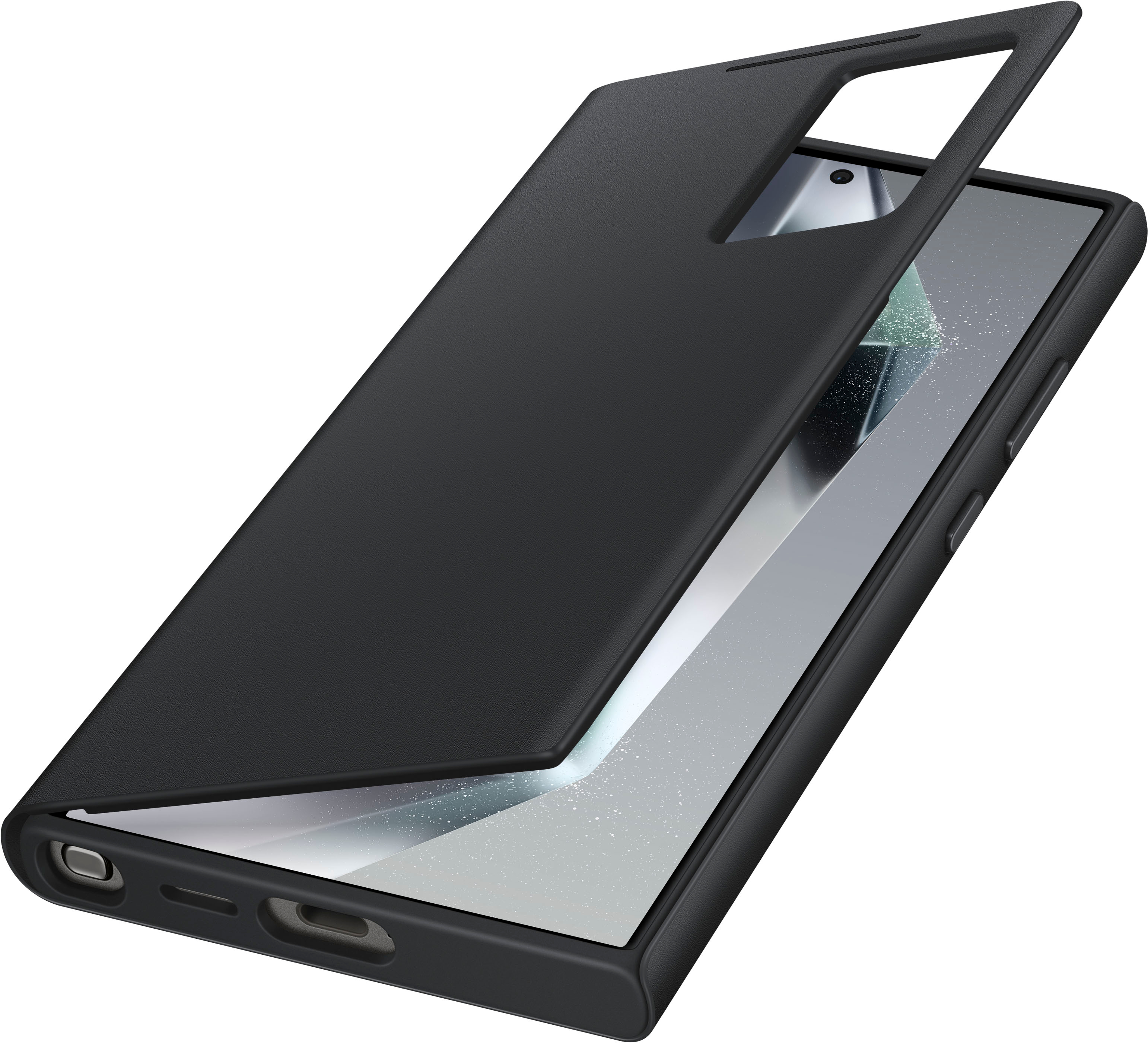 Samsung - Original Galaxy S24 Ultra Hülle - Bookcover - Smart View Wallet  Case - schwarz