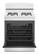 Alt View 1. Amana - 5.0 Cu. Ft. Freestanding Single Oven Gas Range with Easy-Clean Glass Door - White.
