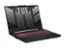 Left. ASUS - TUF Gaming A17 17.3" 144Hz Gaming Laptop FHD - AMD Ryzen 7 7735HS with 16GB Memory - NVIDIA GeForce RTX 4060 - 1TB SSD - Mecha Gray.