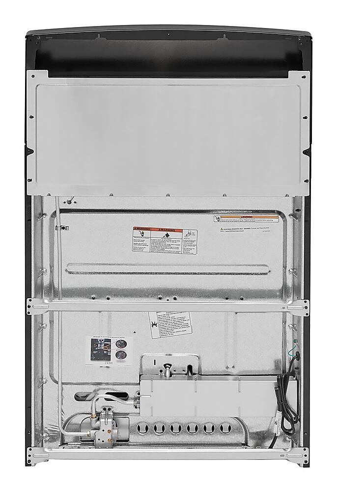 Alt View 14. Amana - 5.0 Cu. Ft. Freestanding Single Oven Gas Range with Easy-Clean Glass Door - Stainless Steel.