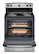 Alt View 2. Amana - 4.8 Cu. Ft. Freestanding Single Oven Electric Range with Easy-Clean Glass Door - Stainless Steel.