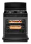 Alt View 2. Amana - 5.0 Cu. Ft. Freestanding Single Oven Gas Range with Easy-Clean Glass Door - Black.