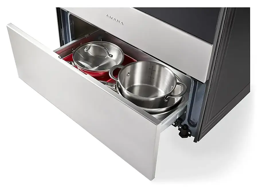 Alt View 18. Amana - 4.8 Cu. Ft. Freestanding Single Oven Electric Range with Easy-Clean Glass Door - White.