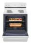 Alt View 2. Amana - 4.8 Cu. Ft. Freestanding Single Oven Electric Range with Easy-Clean Glass Door - White.