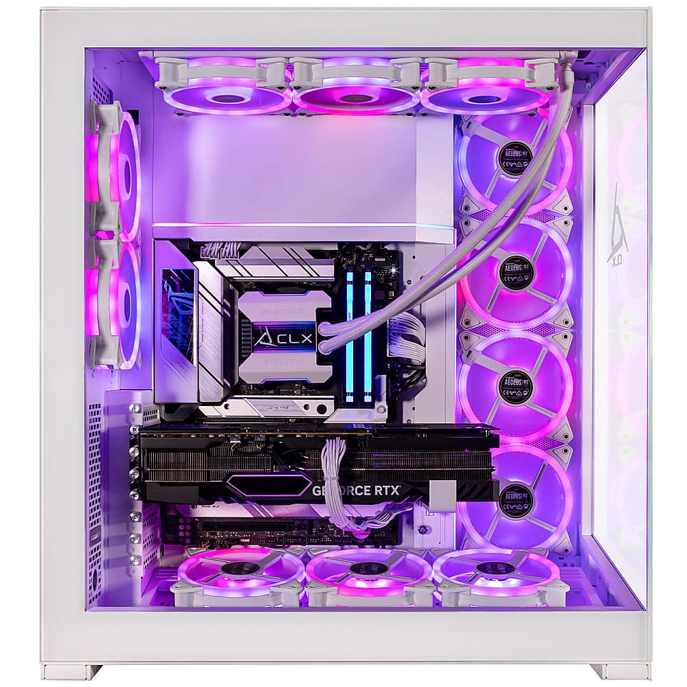 CLX SET Gaming Desktop - Liquid Cooled AMD Ryzen 7 7800X3D 4.2GHz