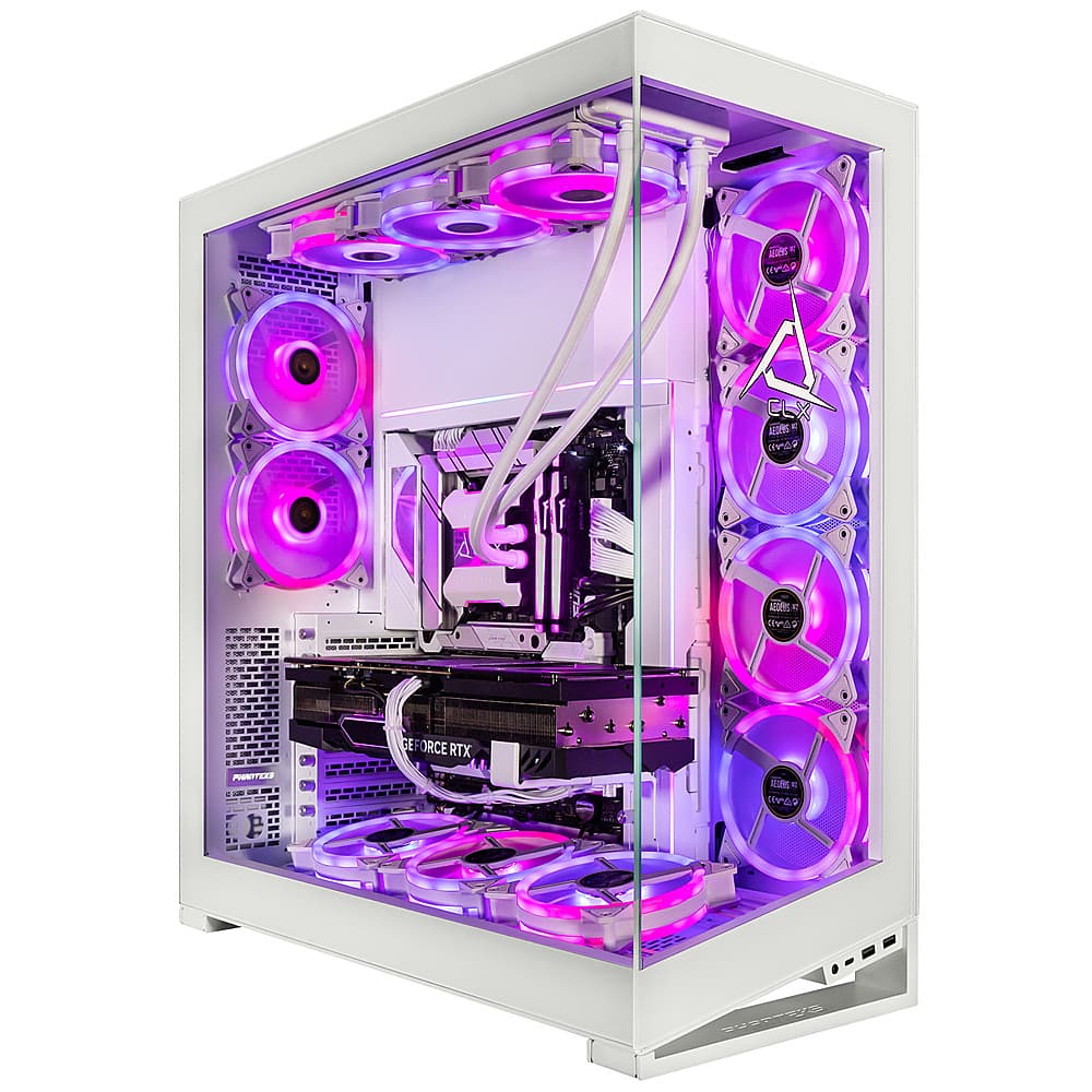 CLX SET Gaming Desktop - Liquid Cooled AMD Ryzen 7 7800X3D 4.2GHz