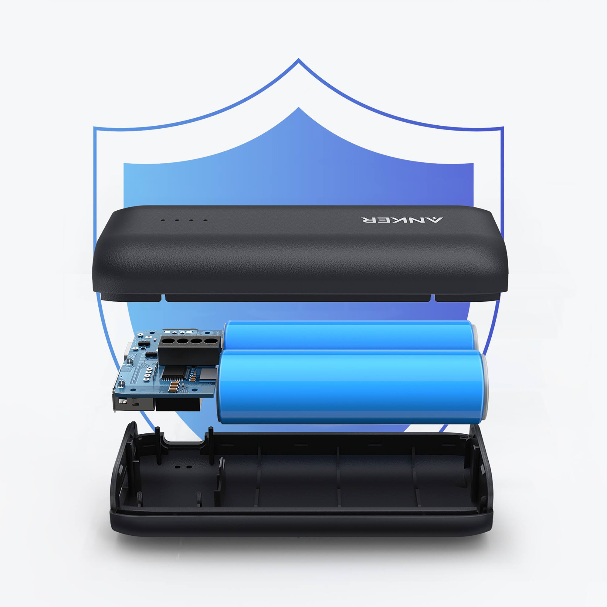 Alt View 40. Anker - Anker 321 Power Bank (5000mAh, 12W, 2-Port) - Black.