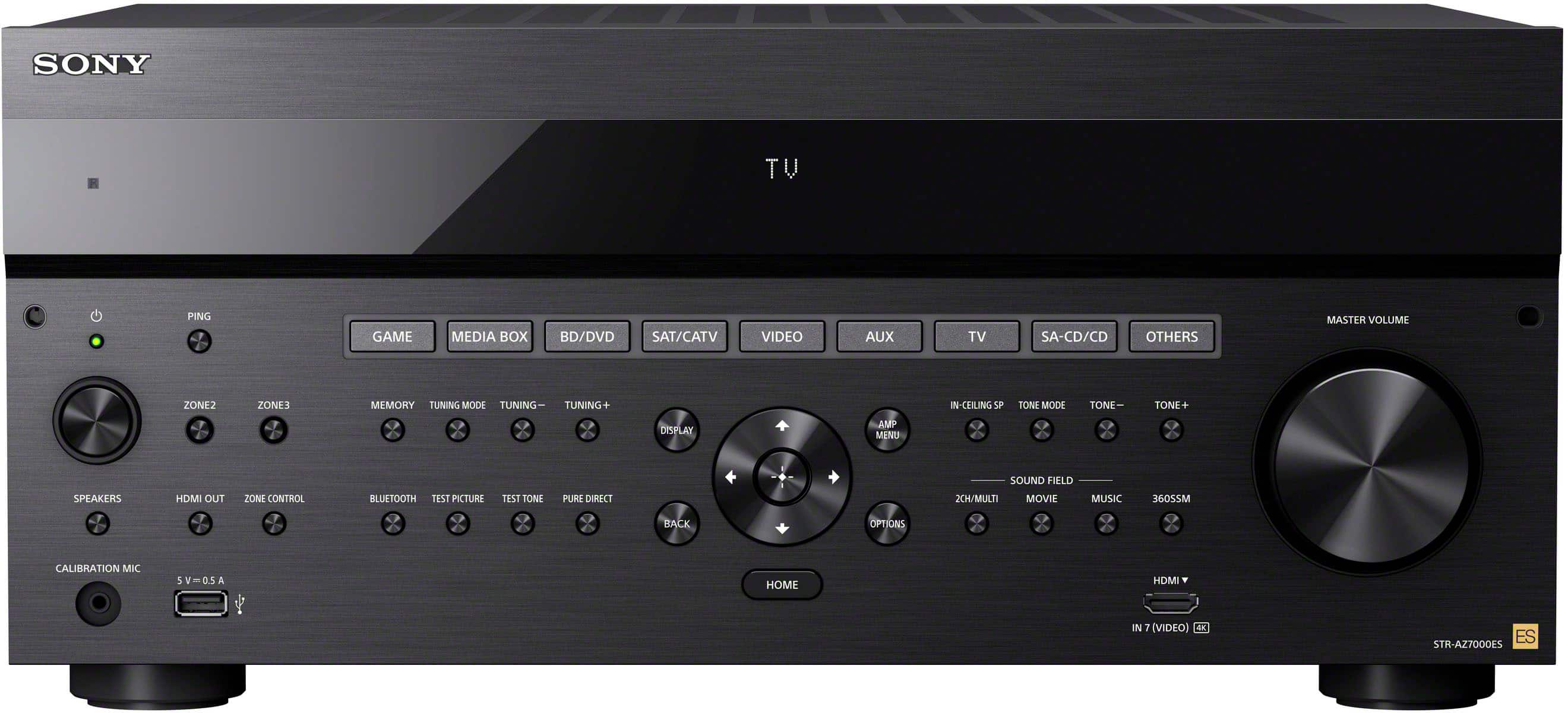 Alt View 11. Sony - STRAZ7000ES Premium ES 13.2 CH 8K A/V Receiver - Black.