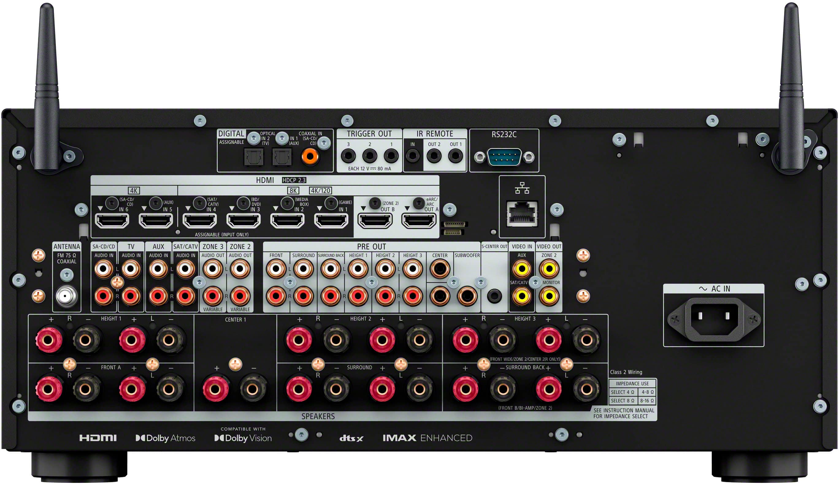 Alt View 13. Sony - STRAZ7000ES Premium ES 13.2 CH 8K A/V Receiver - Black.