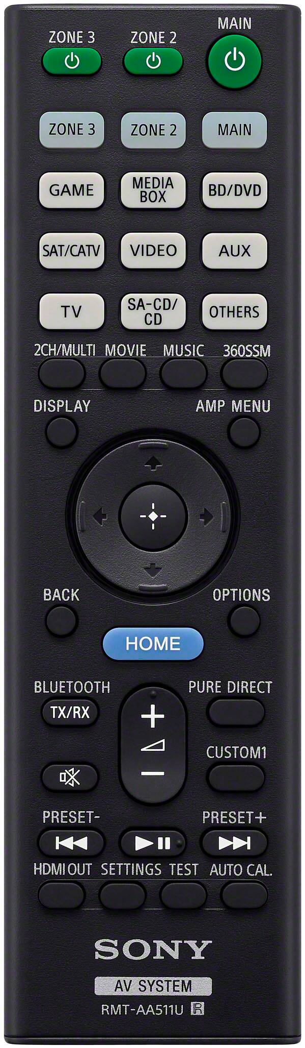 Alt View 14. Sony - STRAZ7000ES Premium ES 13.2 CH 8K A/V Receiver - Black.