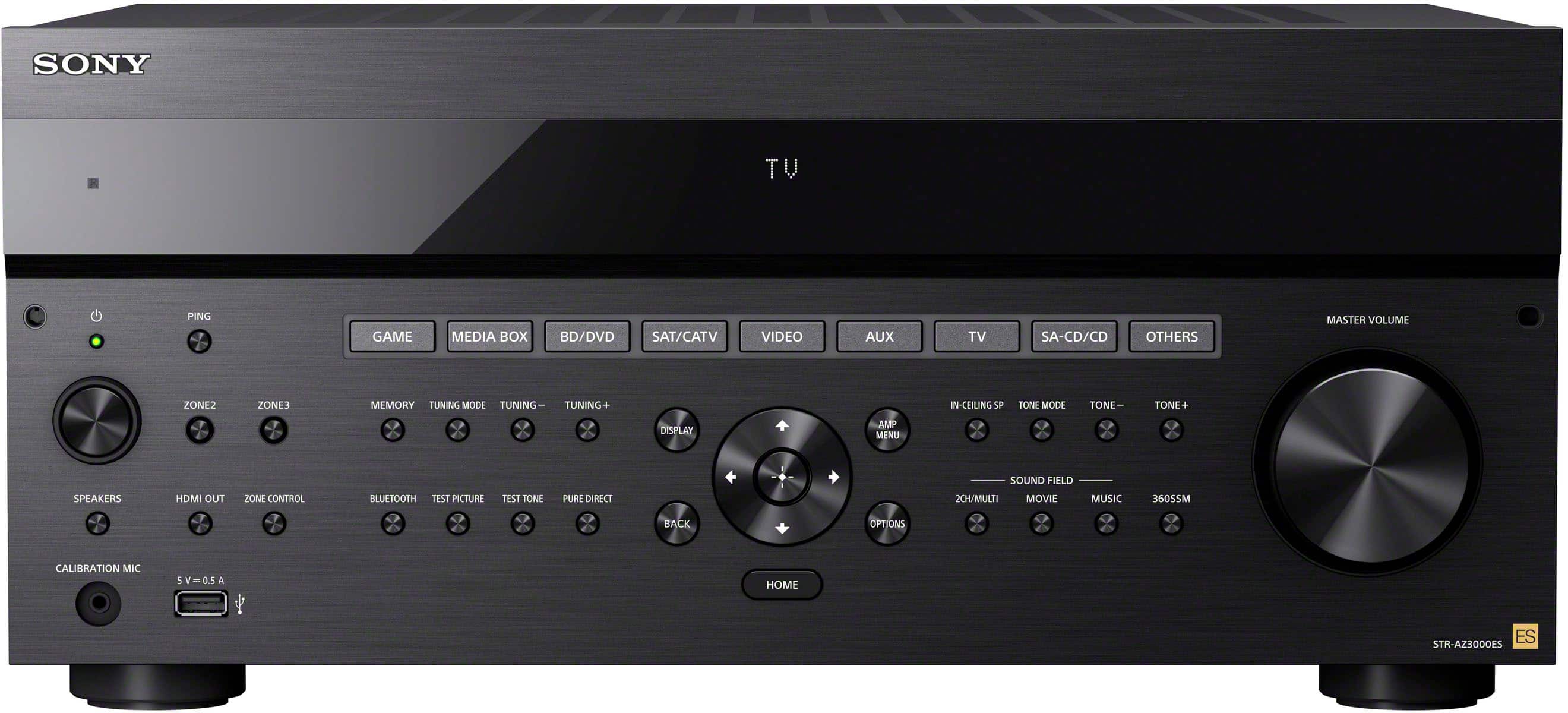 Alt View 12. Sony - STRAZ3000ES Premium ES 9.2 CH 8K A/V Receiver - Black.