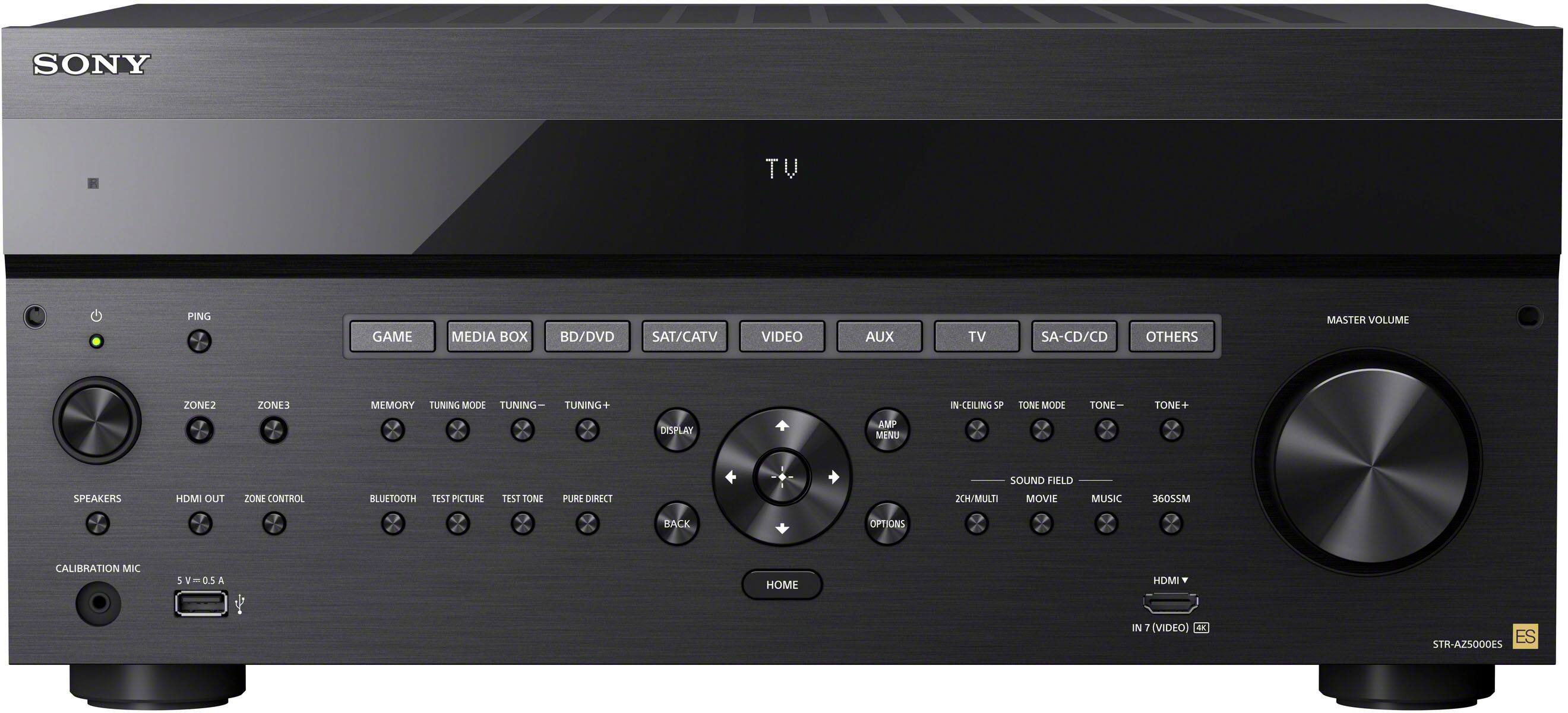 Alt View 11. Sony - STRAZ5000ES Premium ES 11.2 CH 8K A/V Receiver - Black.